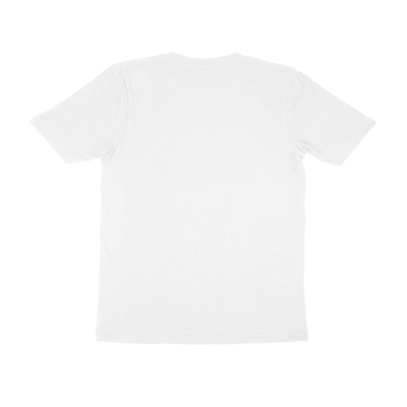 Mens Round Neck TShirt - White - Image 2